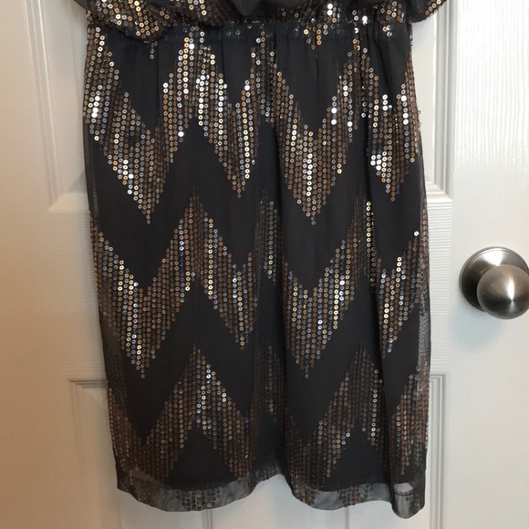 Bailey Blue Sequin Dress - Picture 3 of 7